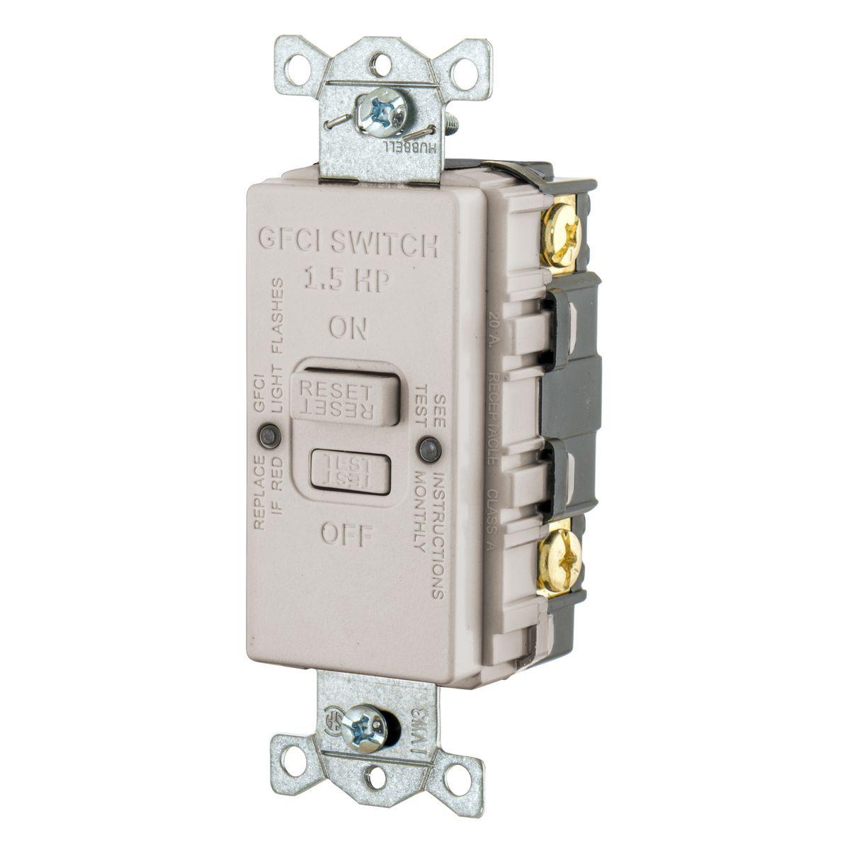 Hubbell Wiring Device-Kellems GFBFHP20LA Blank Face GFCI Receptacles