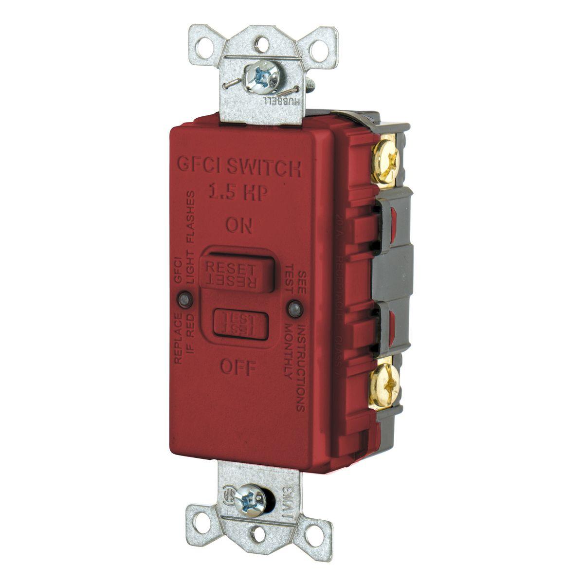 Hubbell Wiring Device-Kellems GFBFHP20R Blank Face GFCI Receptacles
