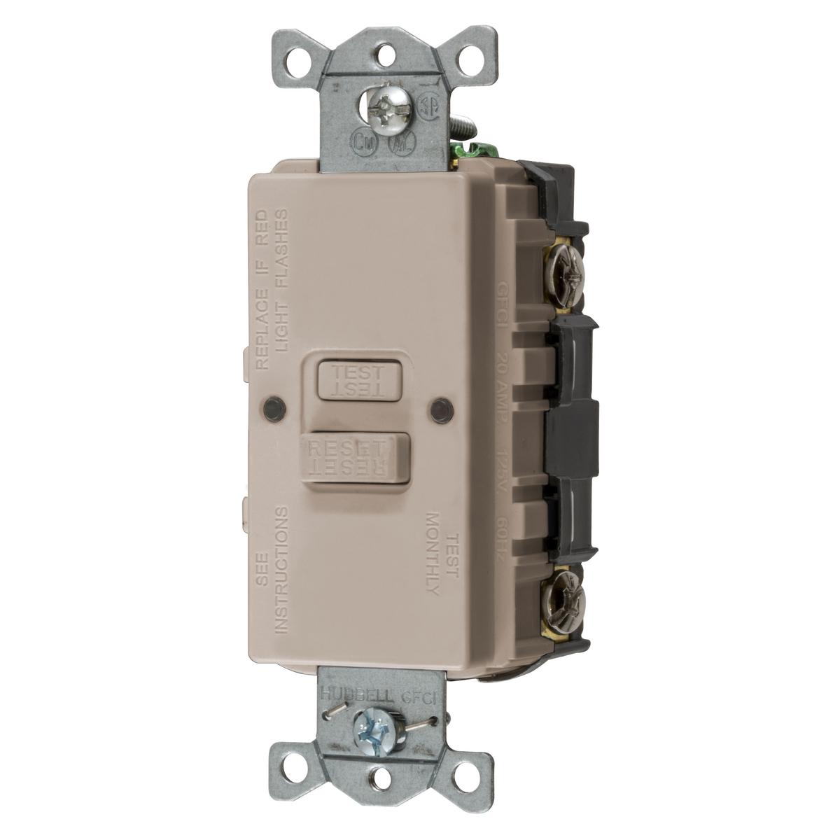 Hubbell Wiring Device-Kellems GFBFST20LA Blank Face GFCI Receptacles