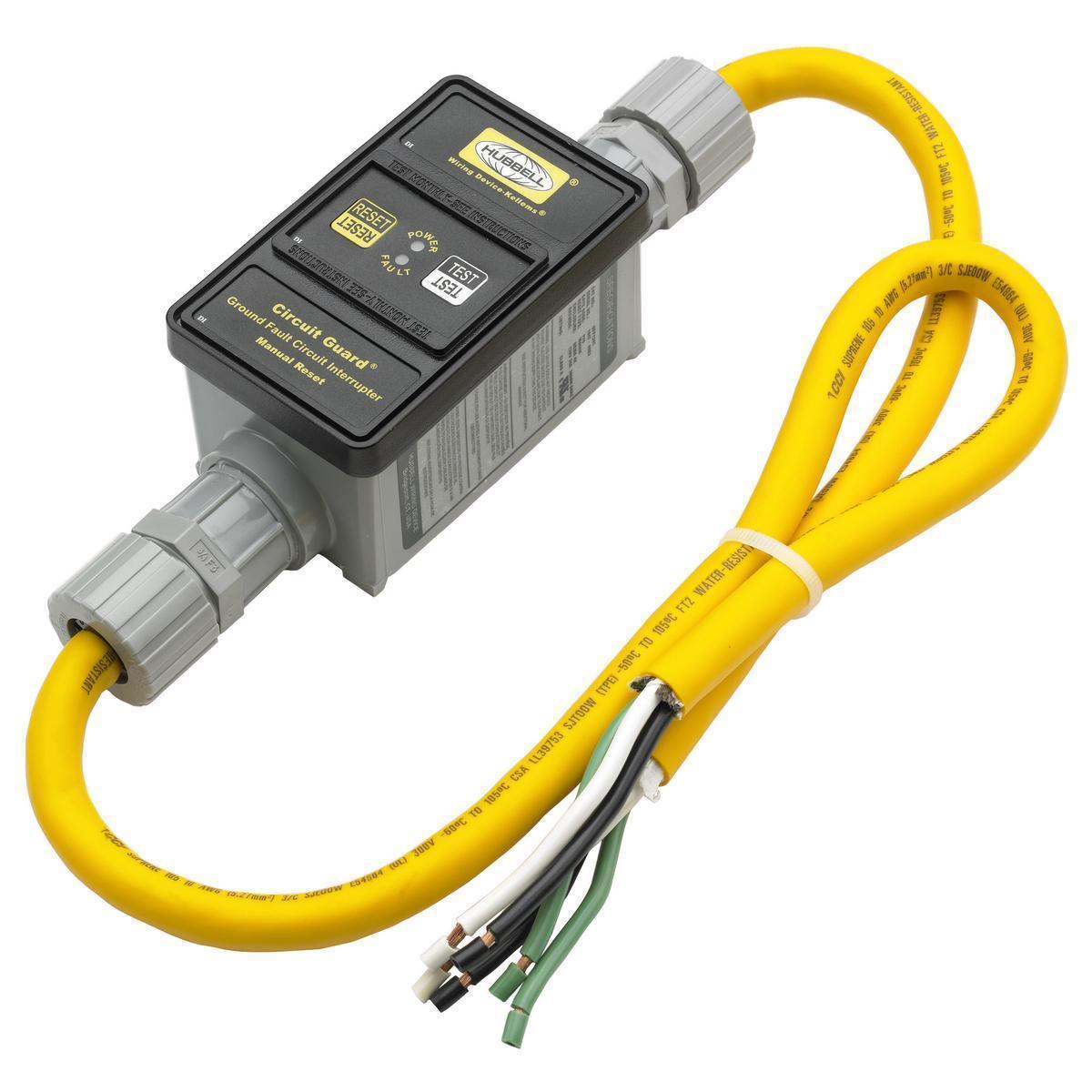 Hubbell Wiring Device-Kellems GFP2305 GFI In-Line Cord Sets