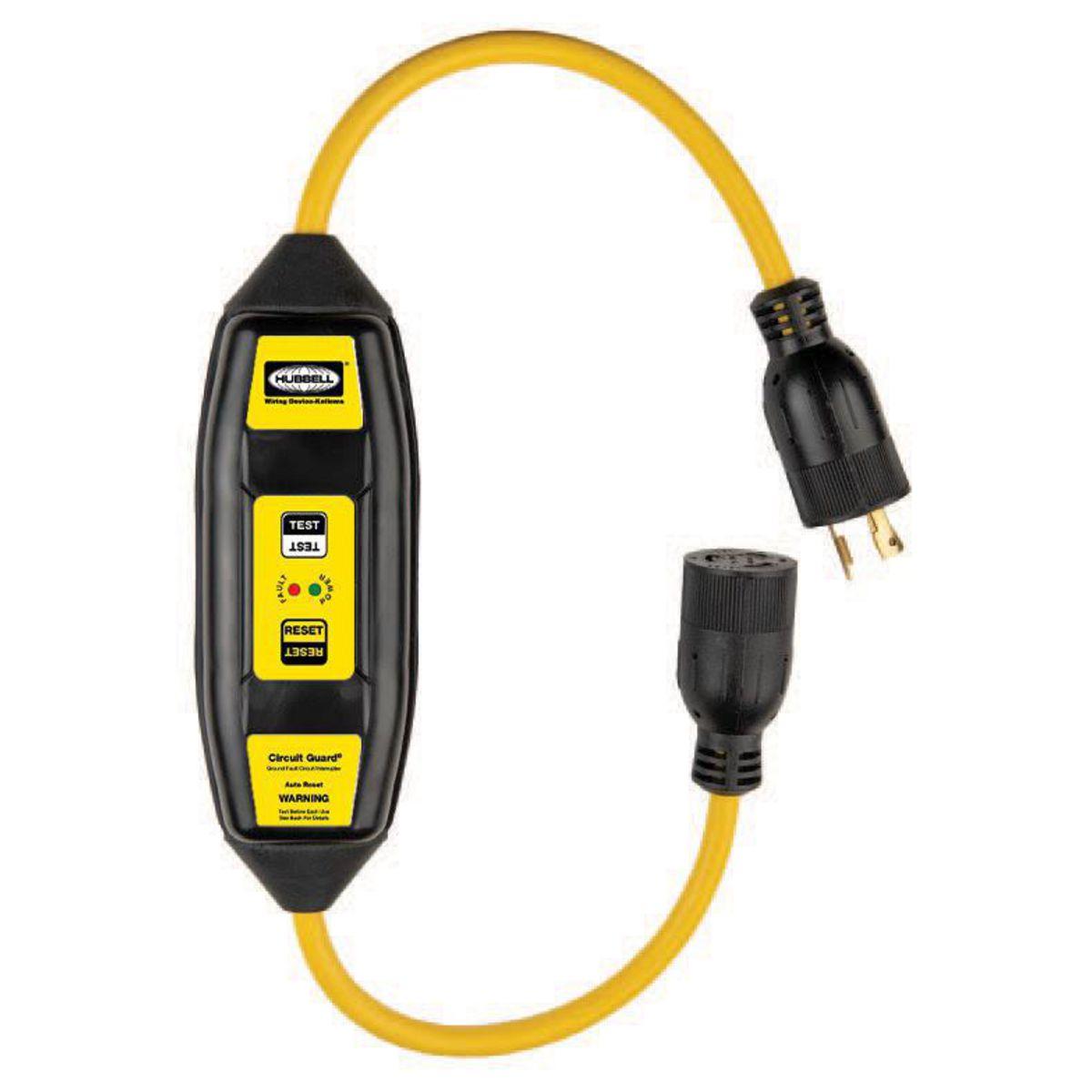 Hubbell Wiring Device-Kellems GFPILST20250LKA GFI In-Line Cord Sets