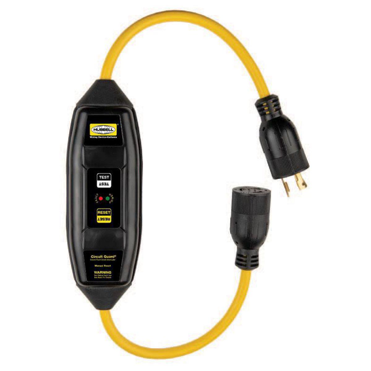 Hubbell Wiring Device-Kellems GFPILST20250LKM GFI In-Line Cord Sets