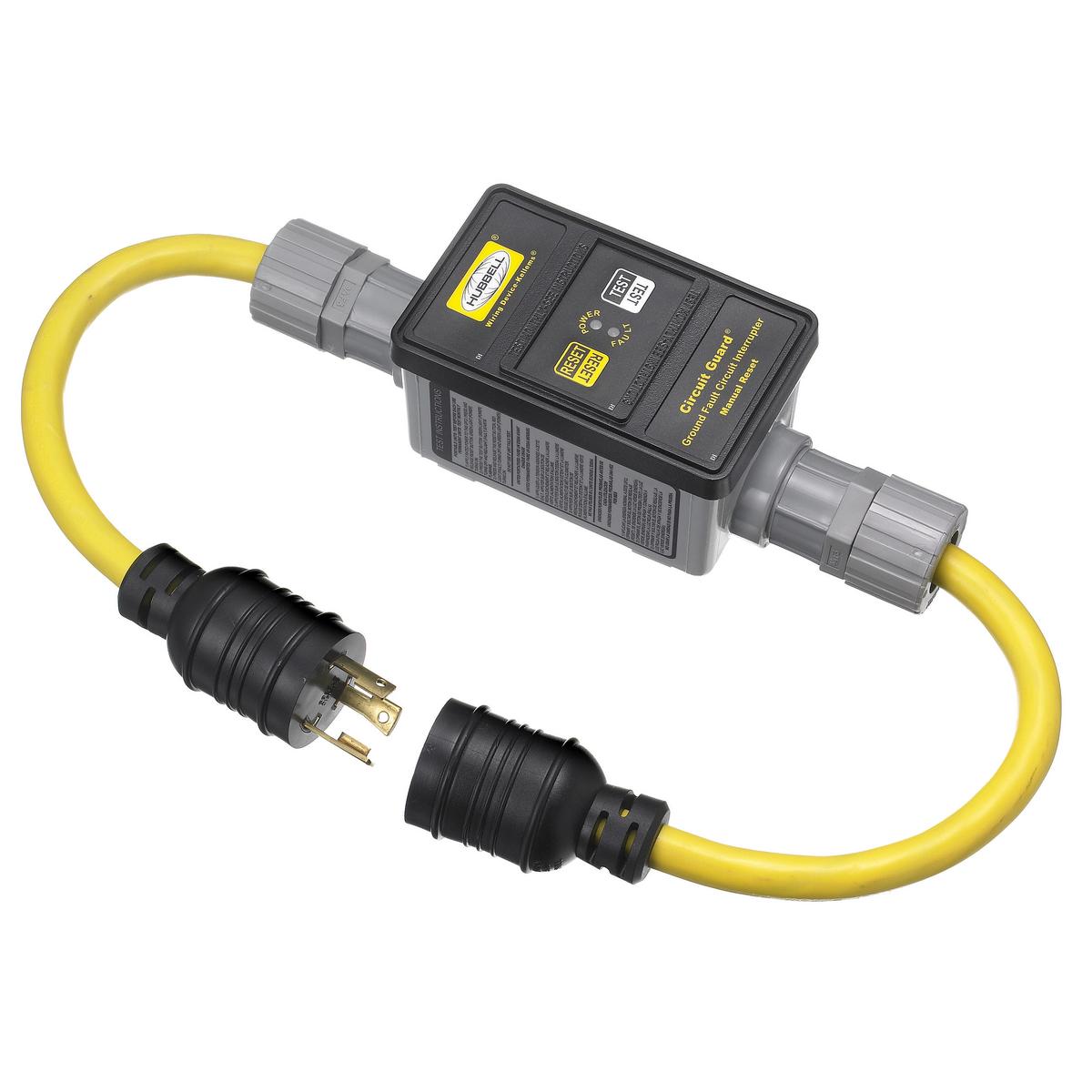Hubbell Wiring Device-Kellems GFPILST30125LKM GFI In-Line Cord Sets