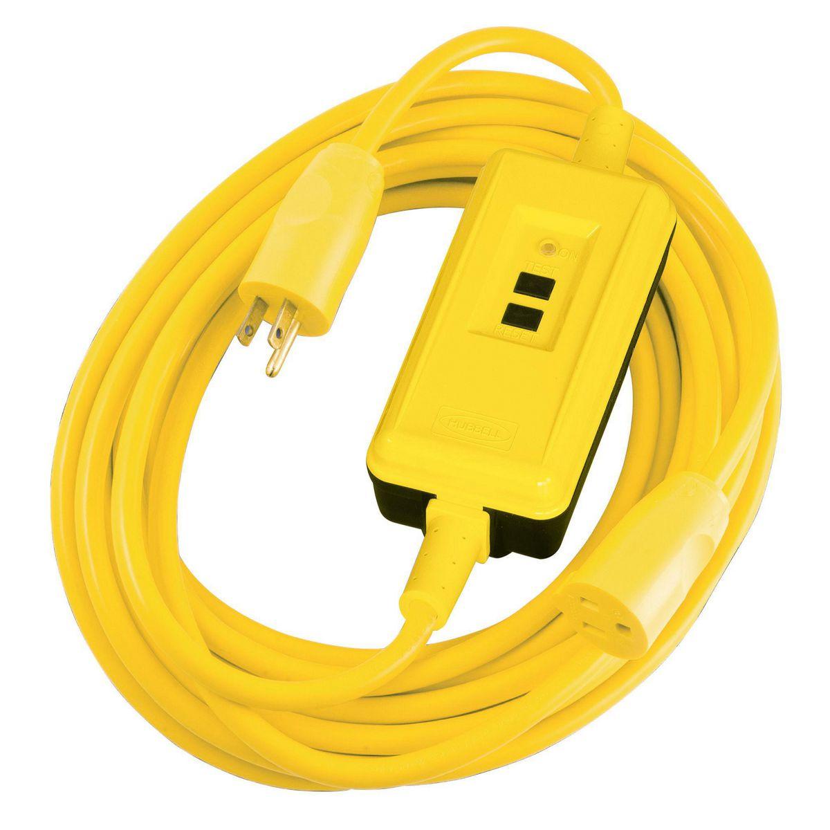 Hubbell Wiring Device-Kellems GFPST50C15WM GFI In-Line Cord Sets