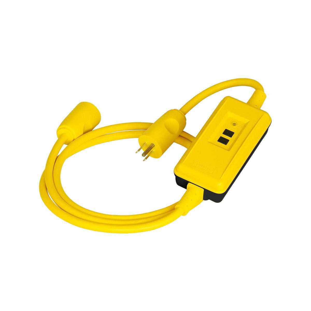 Hubbell Wiring Device-Kellems GFPST6C15M GFI In-Line Cord Sets