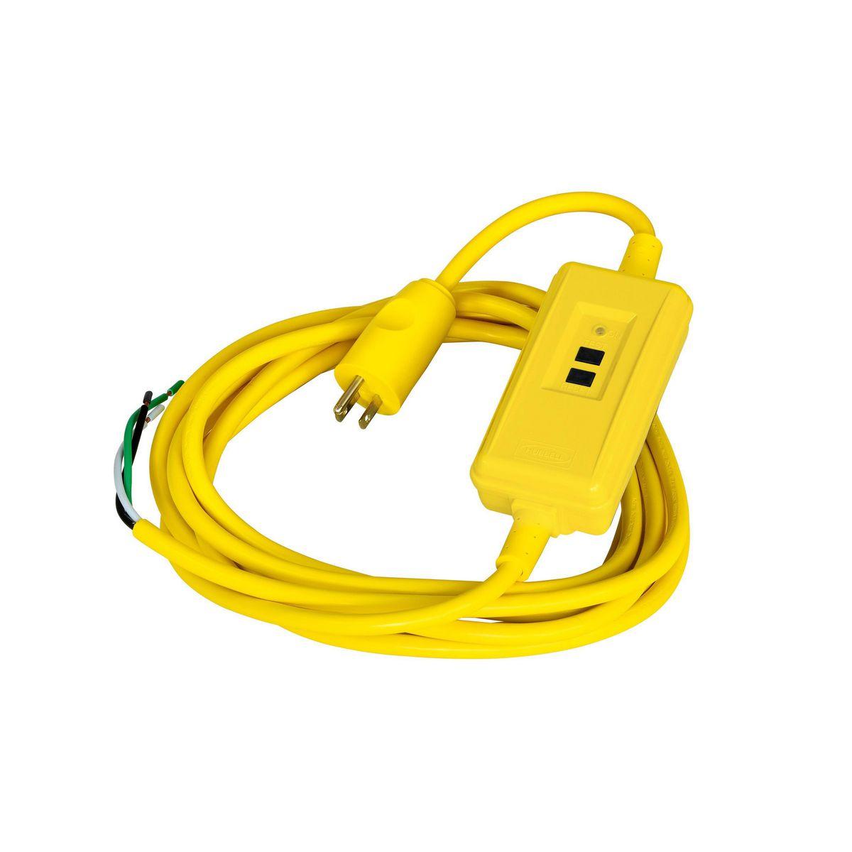 Hubbell Wiring Device-Kellems GFPSTOEMA GFI In-Line Cord Sets