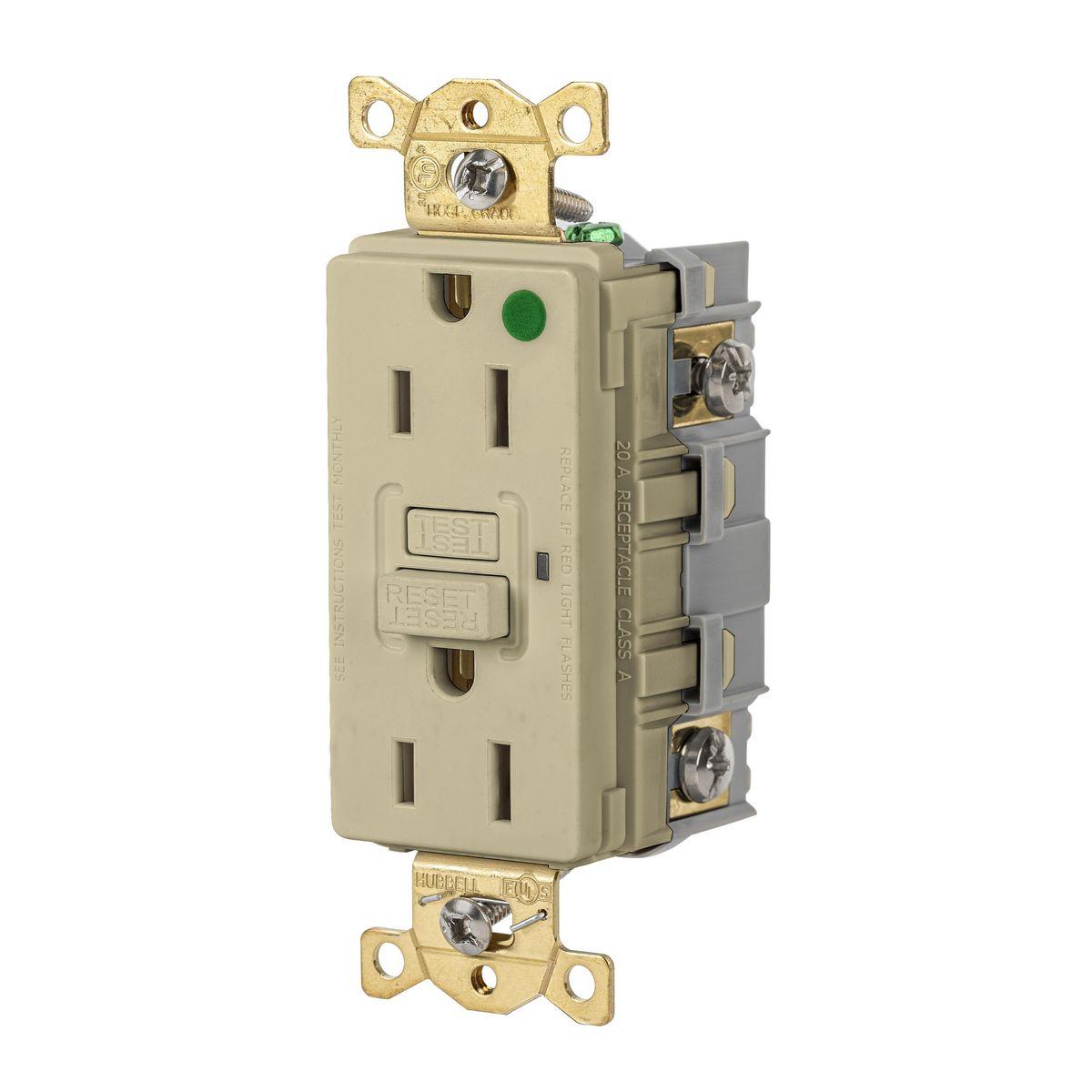 Hubbell Wiring Device-Kellems GFR82I GFCI Receptacles