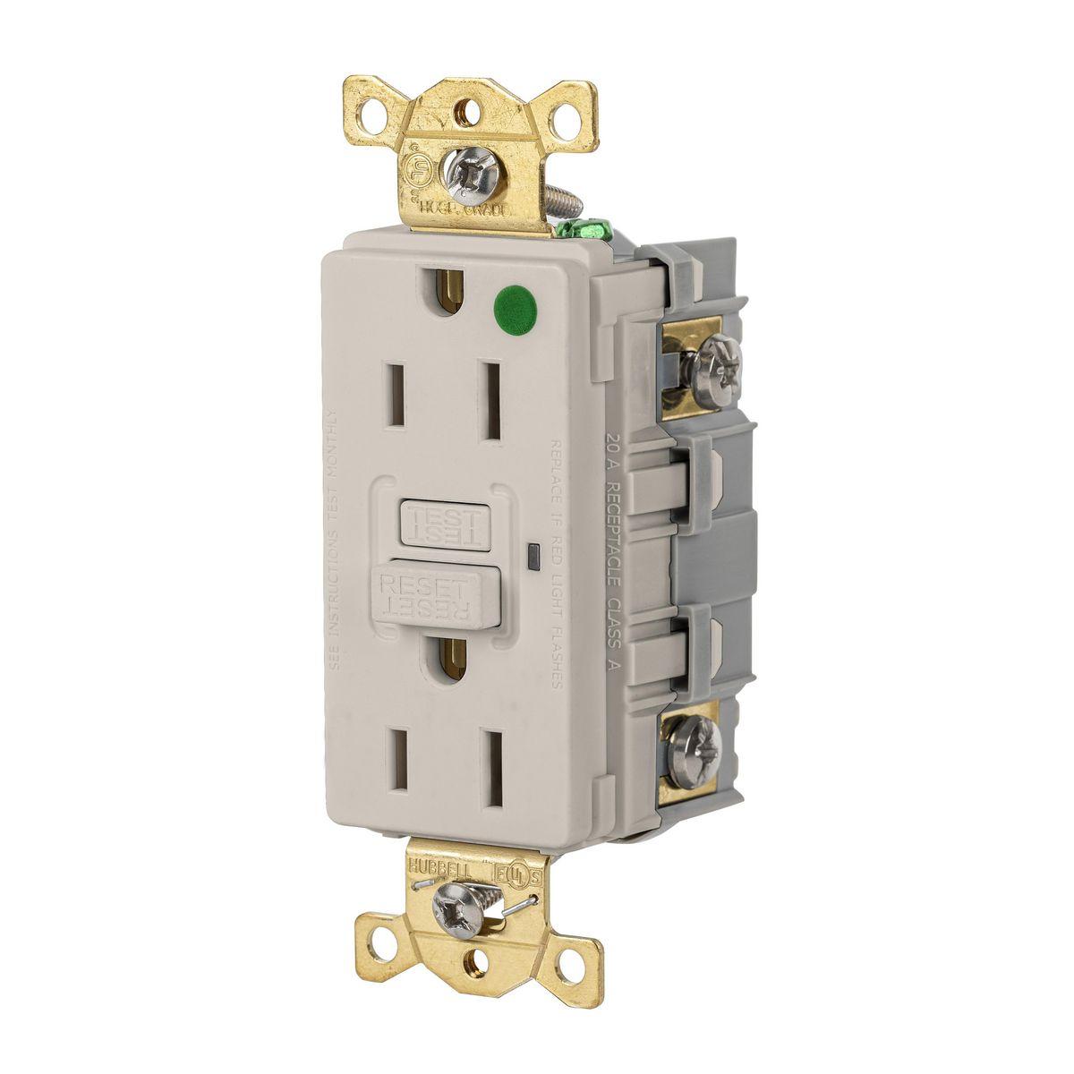 Hubbell Wiring Device-Kellems GFR82LA GFCI Receptacles
