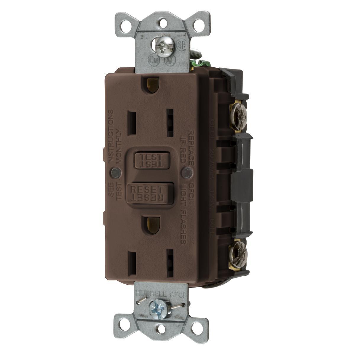 Hubbell Wiring Device-Kellems GFRST15U GFCI Receptacles