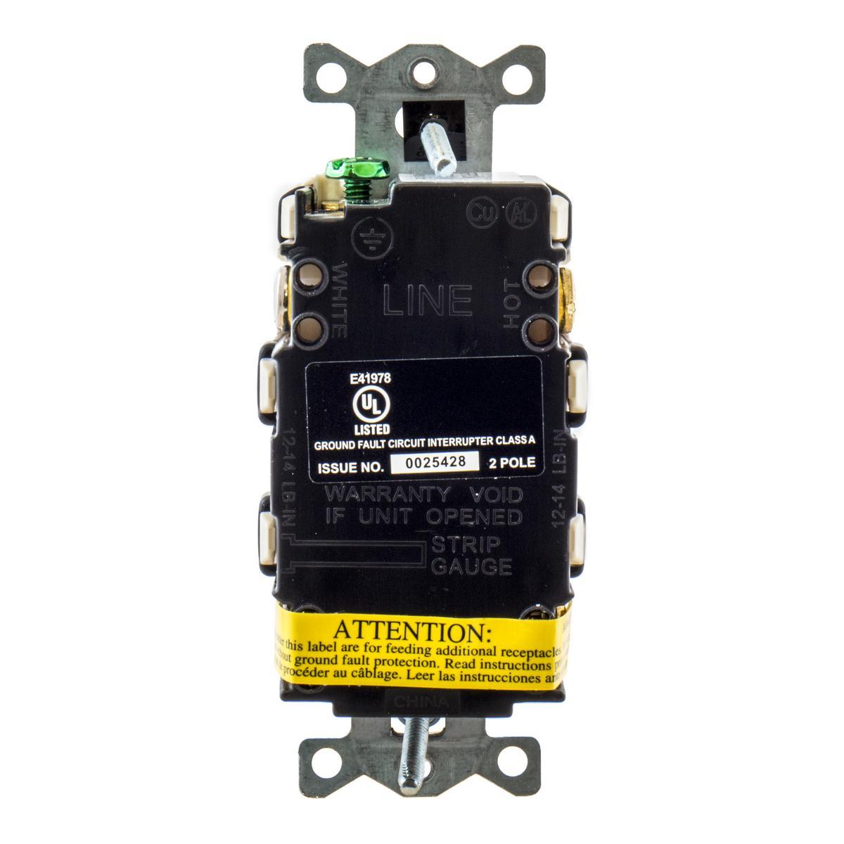 Hubbell Wiring Device-Kellems GFRST15LAU GFCI Receptacles
