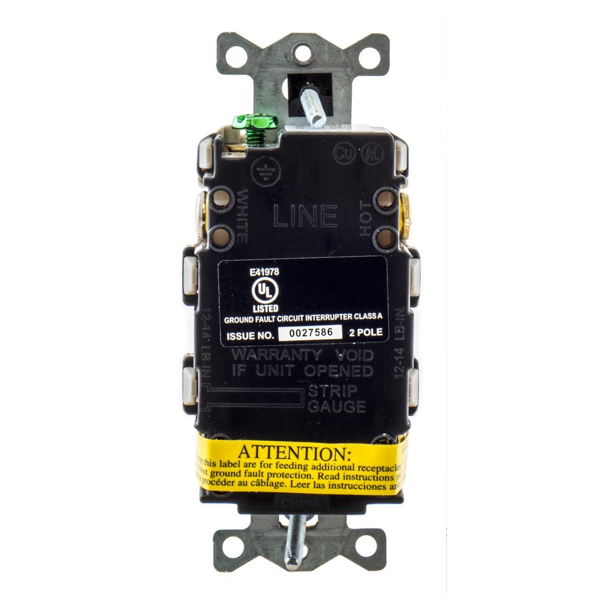 Hubbell Wiring Device-Kellems GFRST52MGY GFCI Receptacles