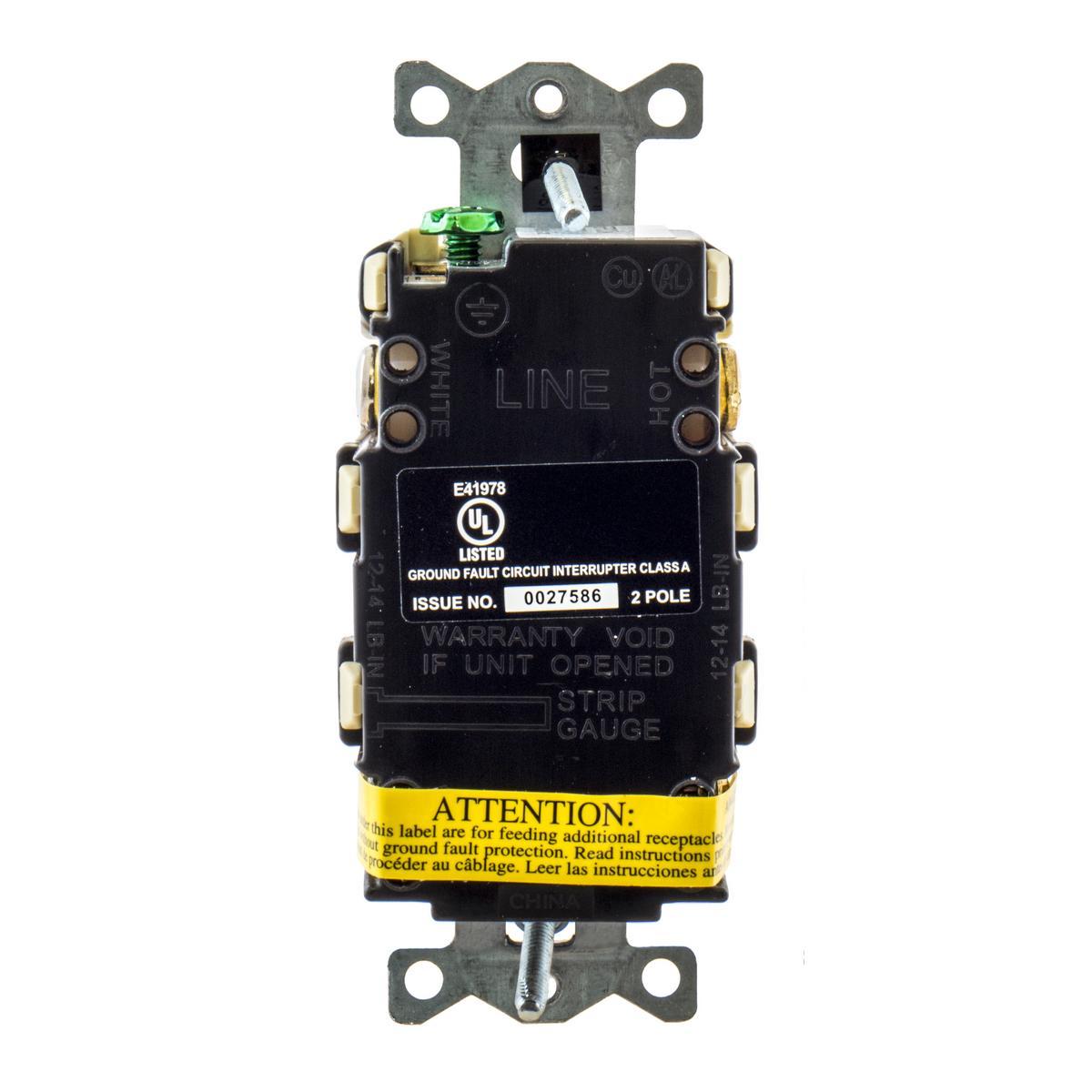Hubbell Wiring Device-Kellems GFRST15IU GFCI Receptacles