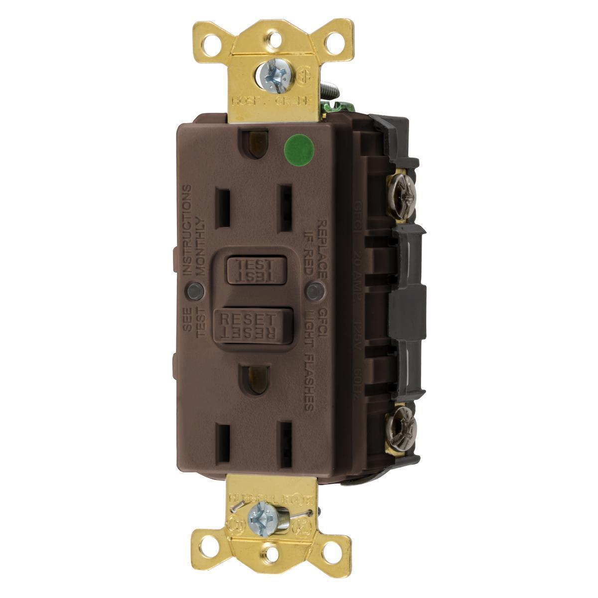 Hubbell Wiring Device-Kellems GFRST82U GFCI Receptacles