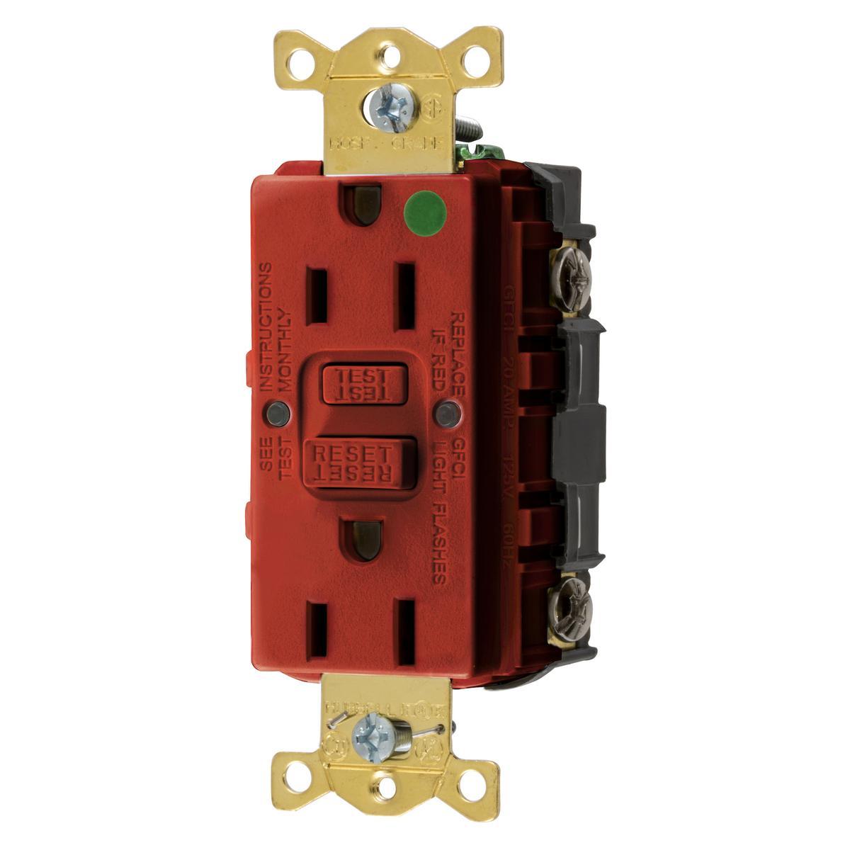 Hubbell Wiring Device-Kellems GFRST82RU GFCI Receptacles