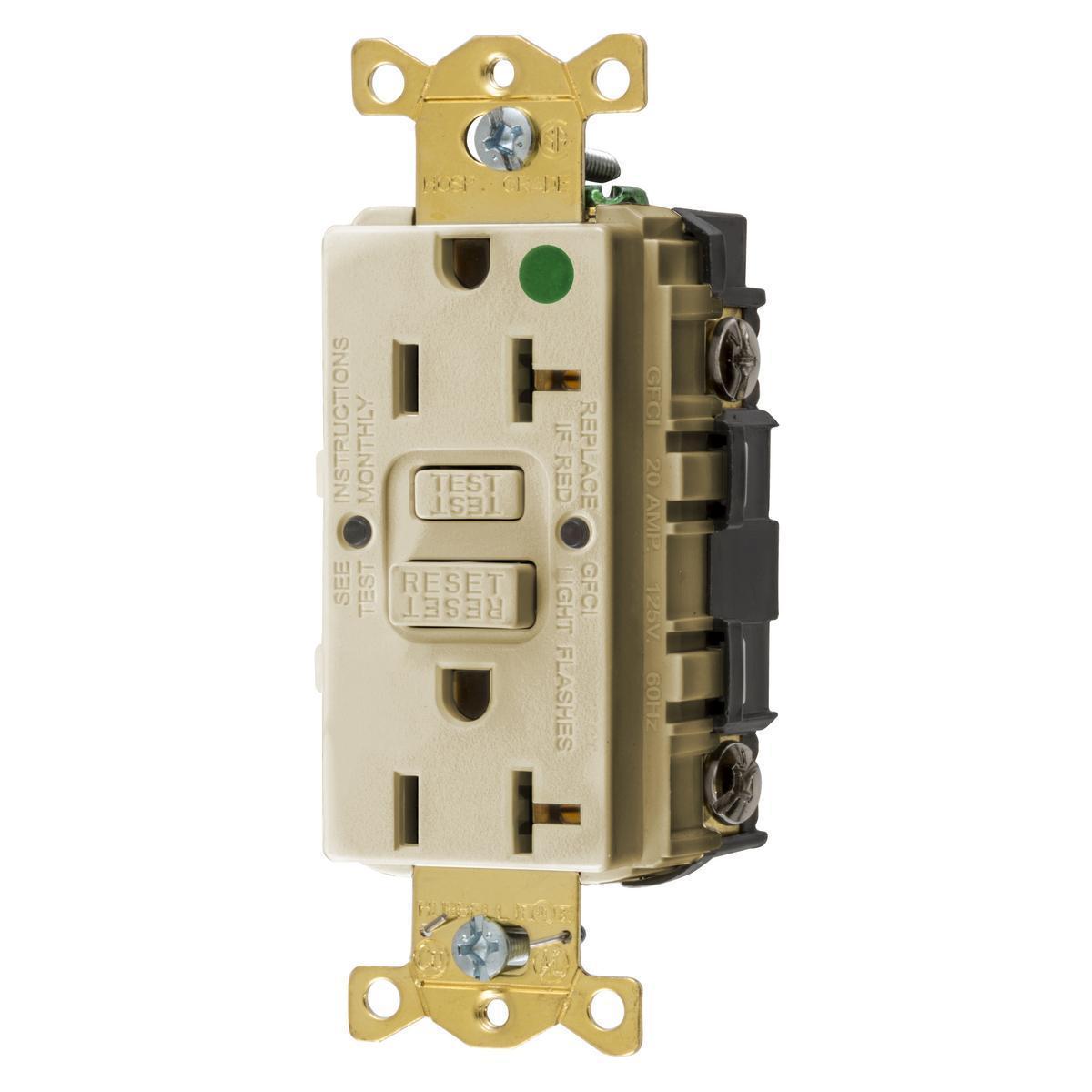 Hubbell Wiring Device-Kellems GFRST83IU GFCI Receptacles