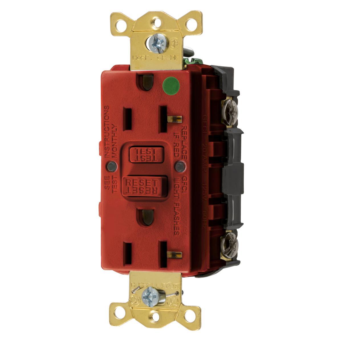 Hubbell Wiring Device-Kellems GFRST83RU GFCI Receptacles