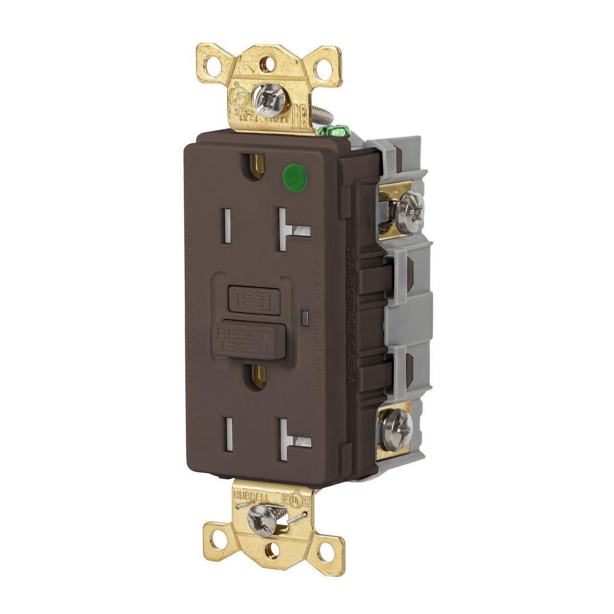 Hubbell Wiring Device-Kellems GFRTW83 GFCI Receptacles