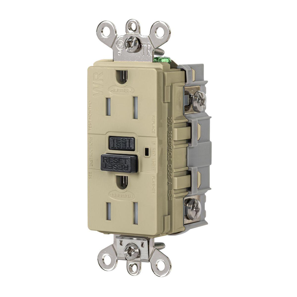 Hubbell Wiring Device-Kellems GFSG5262I GFCI Receptacles
