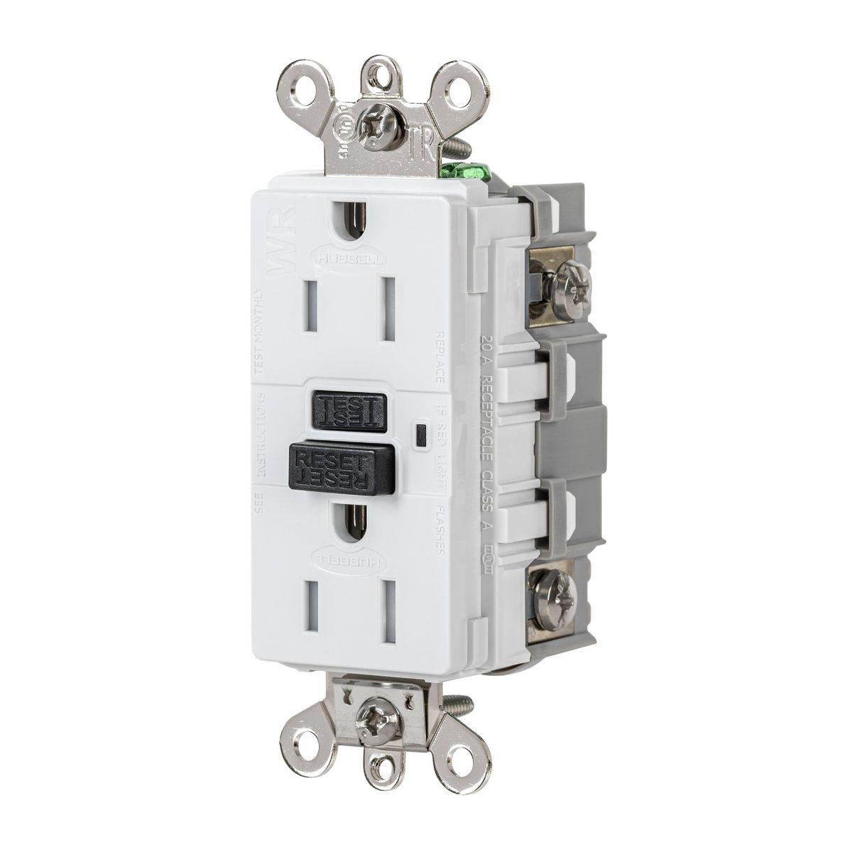 Hubbell Wiring Device-Kellems GFSG5262W GFCI Receptacles