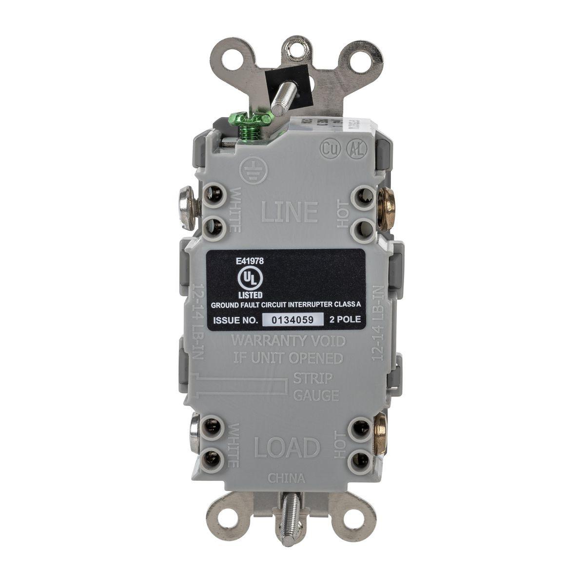 Hubbell Wiring Device-Kellems GFSG8200GRY GFCI Receptacles