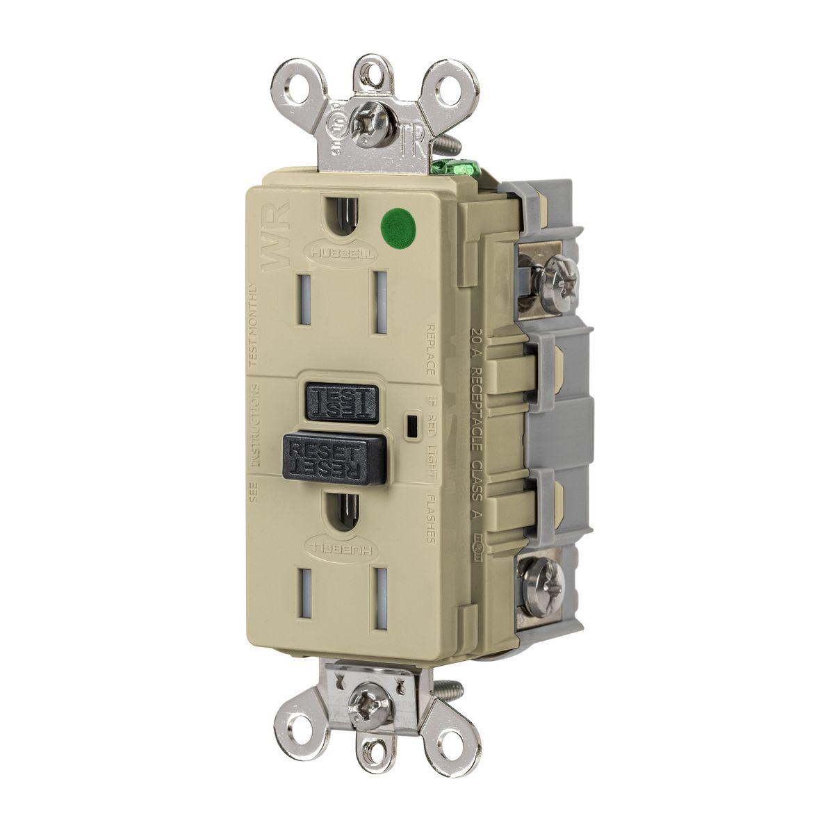 Hubbell Wiring Device-Kellems GFSG8200I GFCI Receptacles