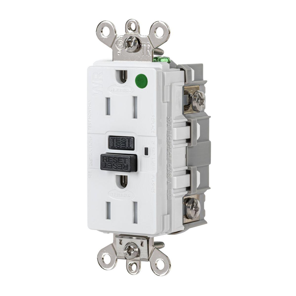 Hubbell Wiring Device-Kellems GFSG8200W GFCI Receptacles