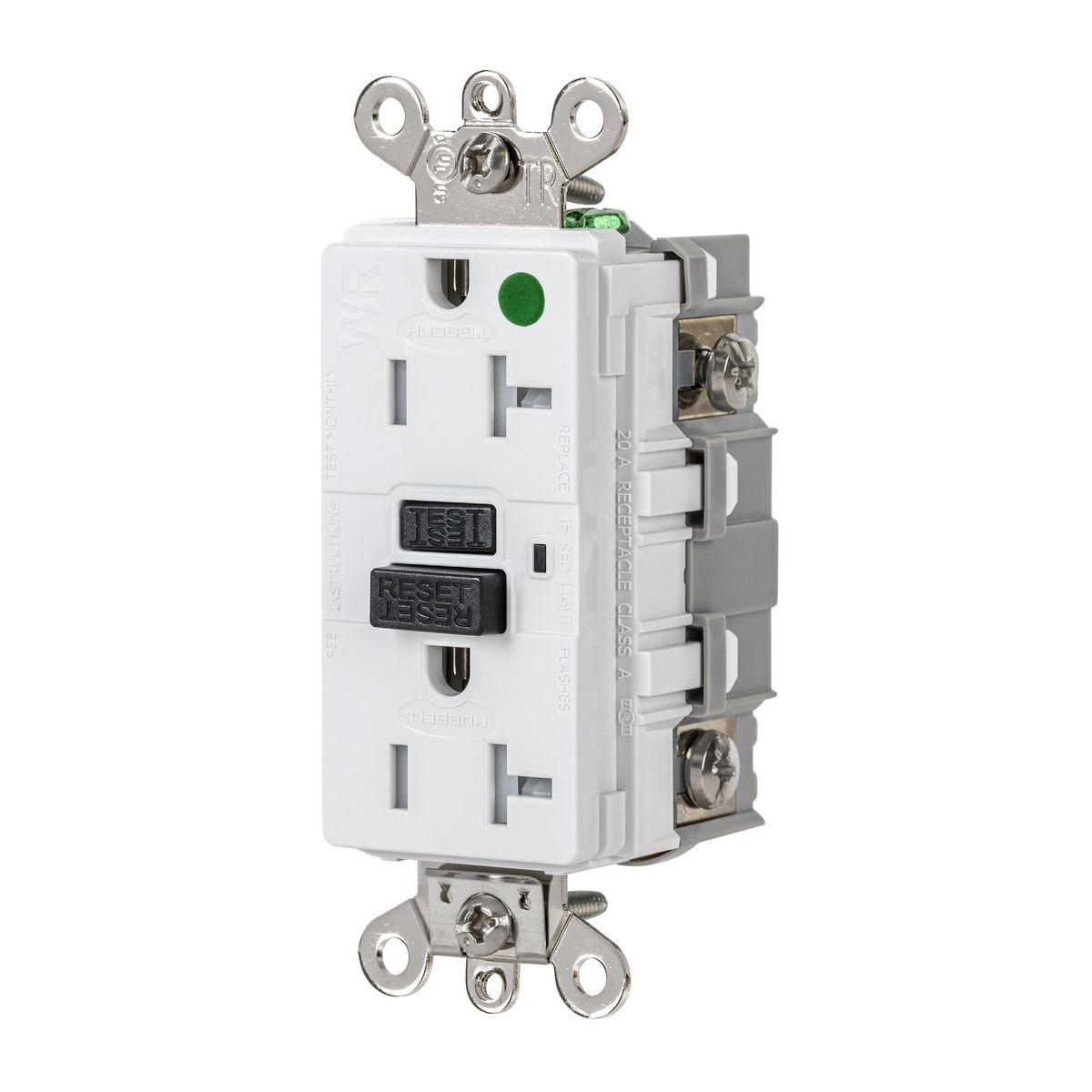 Hubbell Wiring Device-Kellems GFSG8300W GFCI Receptacles