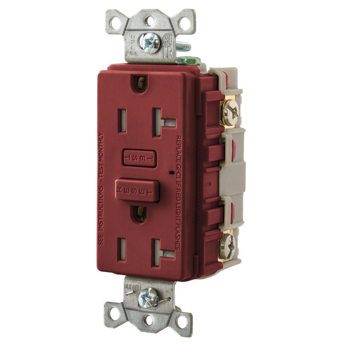 Hubbell Wiring Device-Kellems GFT20R GFCI Receptacles