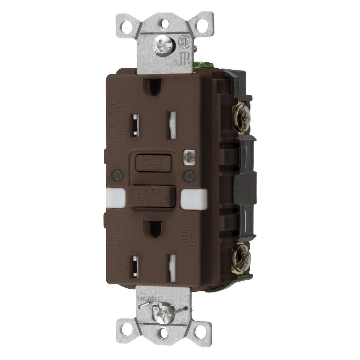 Hubbell Wiring Device-Kellems GFTRST15NL GFCI Receptacles