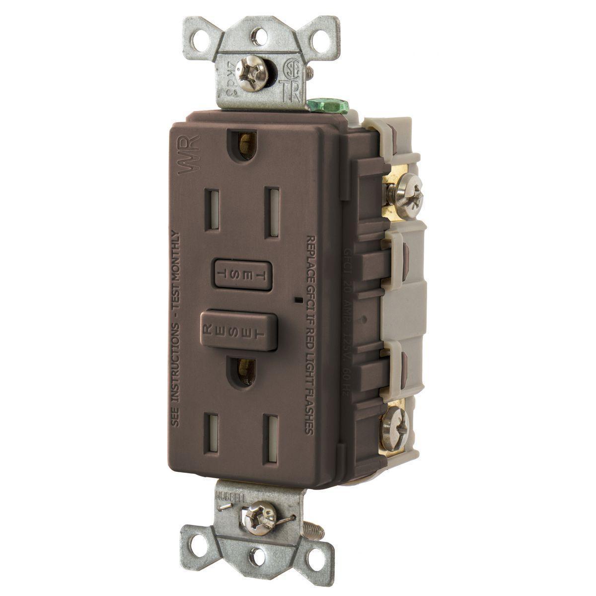 Hubbell Wiring Device-Kellems GFTW15 GFCI Receptacles