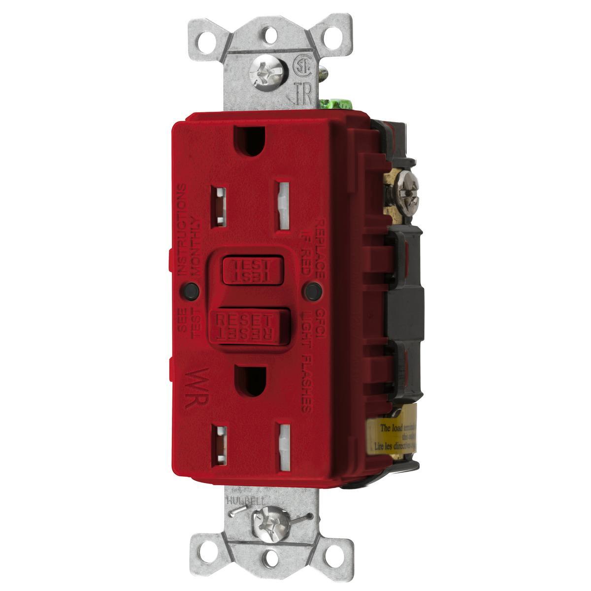 Hubbell Wiring Device-Kellems GFTWRST15RU GFCI Receptacles