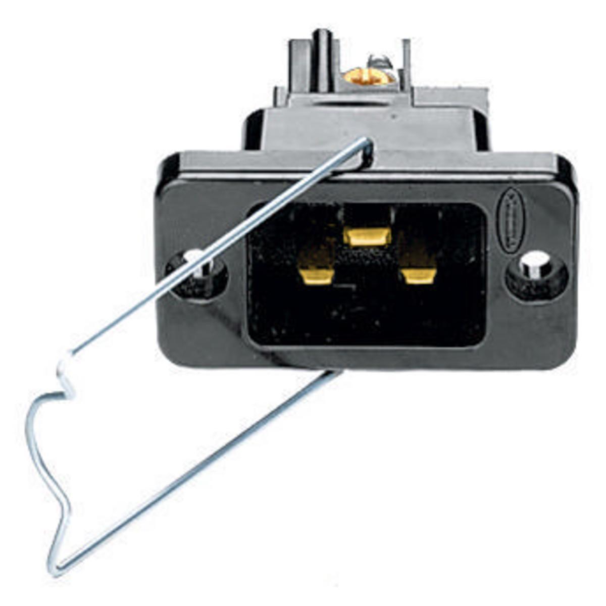 Hubbell Wiring Device-Kellems H320BL Straight Blade Flanged Inlets & Outlets