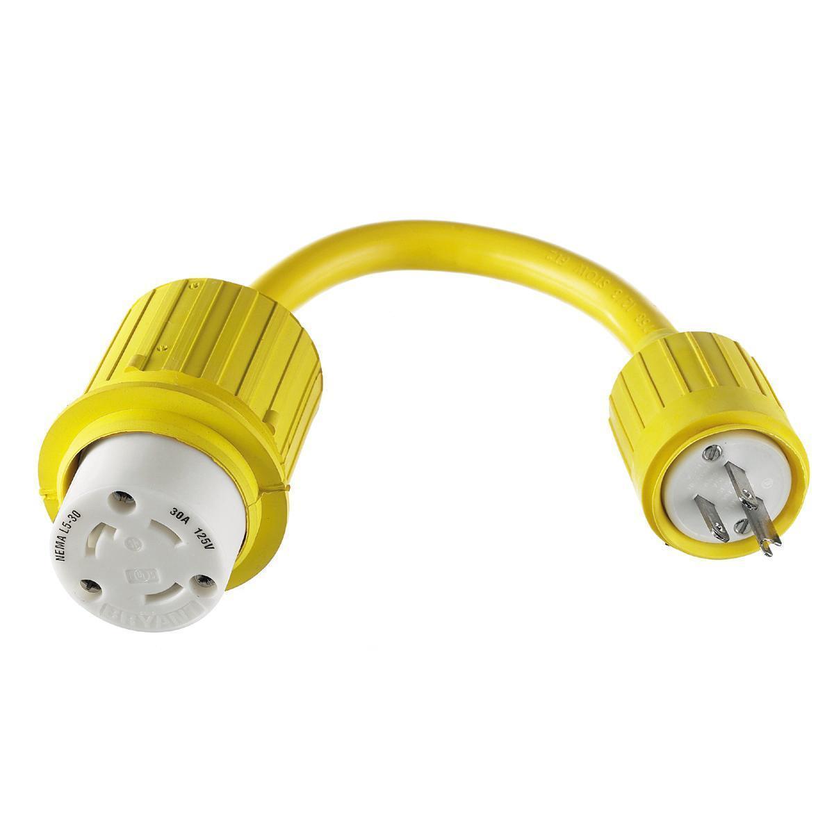 Hubbell Wiring Device-Kellems HBL104 Straight Blade Plug Adapters