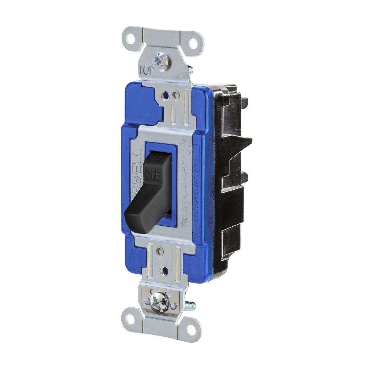 Hubbell Wiring Device-Kellems HBL1203STBK Toggle Switches
