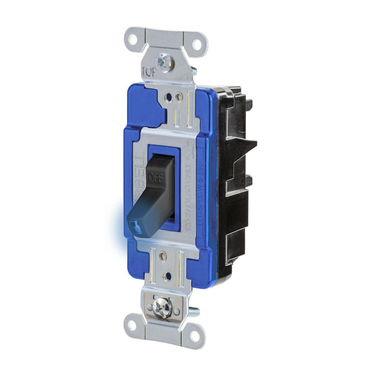 Hubbell Wiring Device-Kellems HBL1203STILBK Toggle Switches
