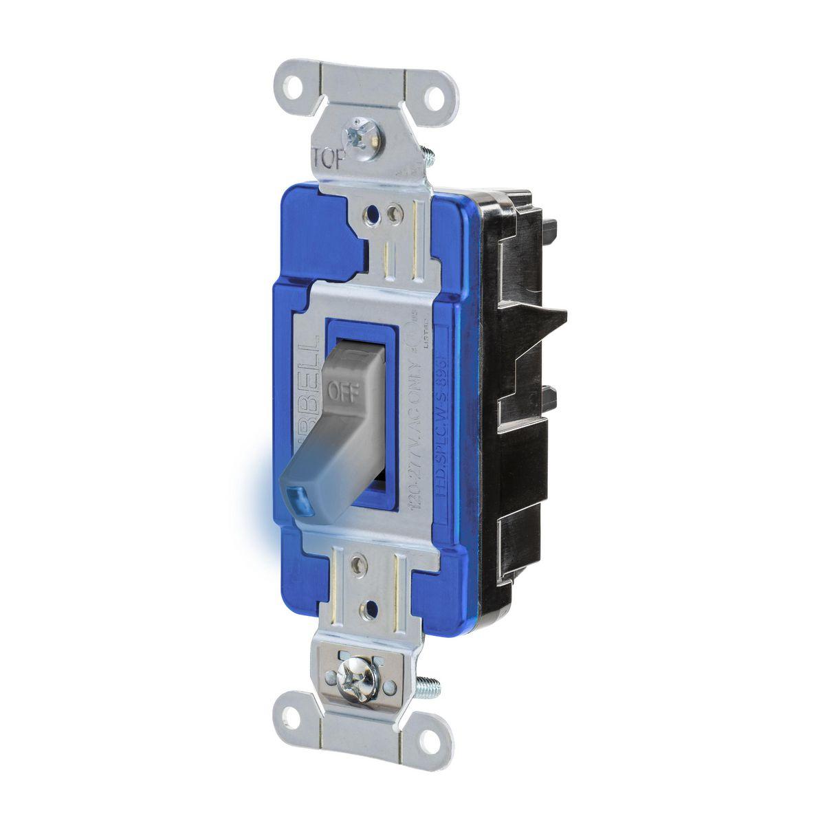 Hubbell Wiring Device-Kellems HBL1203STILGY Toggle Switches