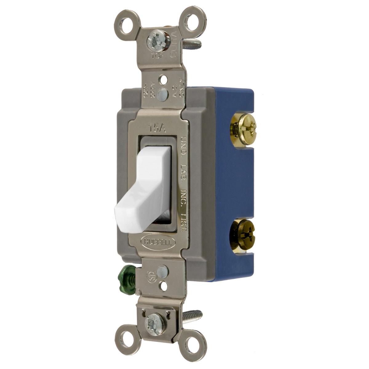 Hubbell Wiring Device-Kellems HBL1204W Toggle Switches