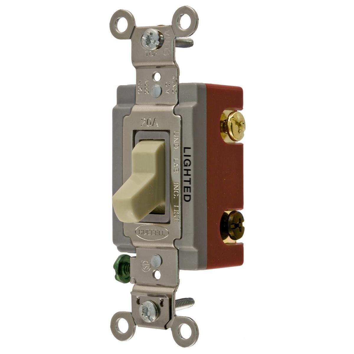 Hubbell Wiring Device-Kellems HBL1223ILU Toggle Switches