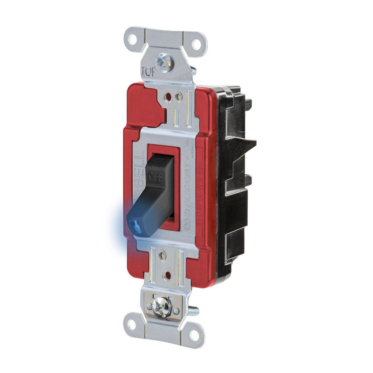 Hubbell Wiring Device-Kellems HBL1223STILBK Toggle Switches