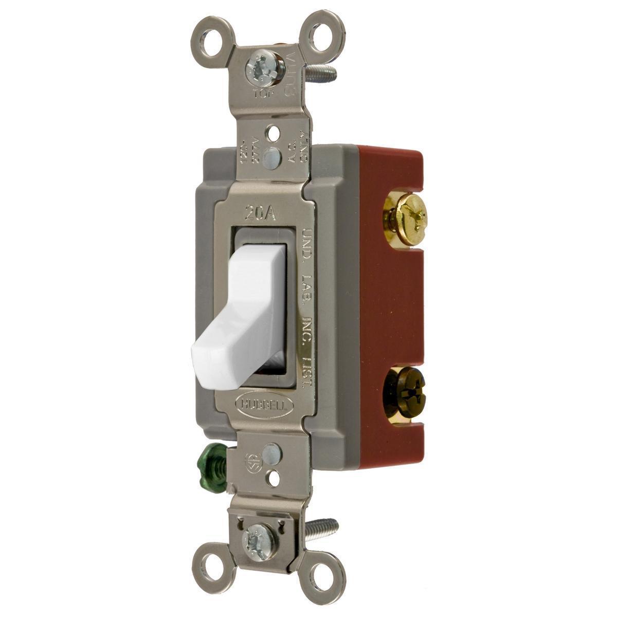 Hubbell Wiring Device-Kellems HBL1224WU Toggle Switches