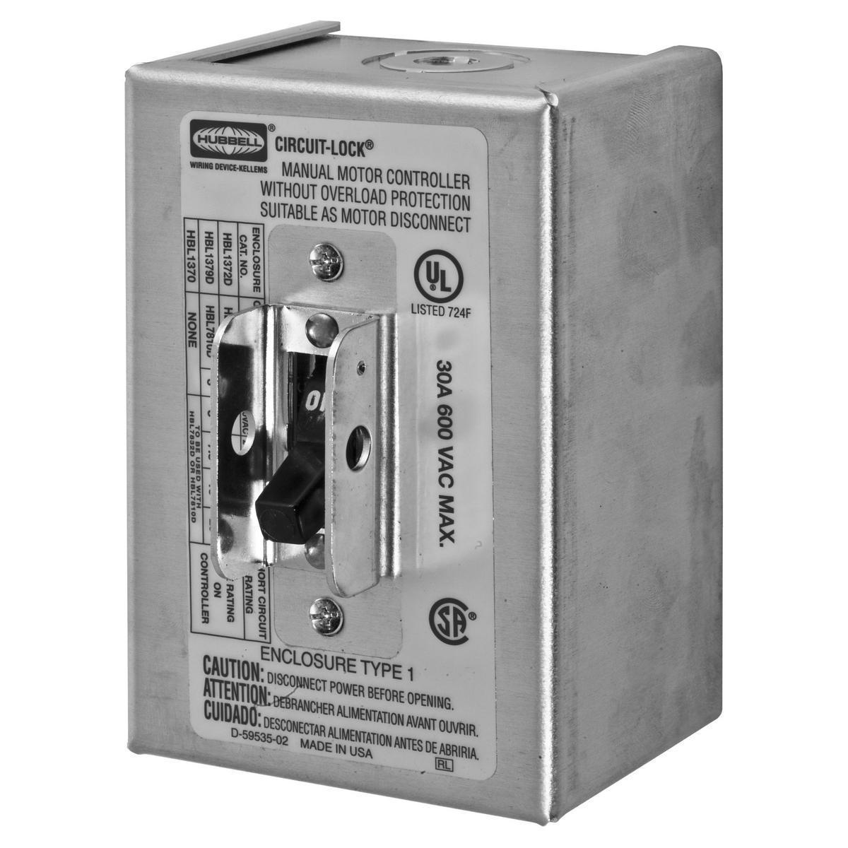 Hubbell Wiring Device-Kellems HBL1379DRH Toggle Disconnects