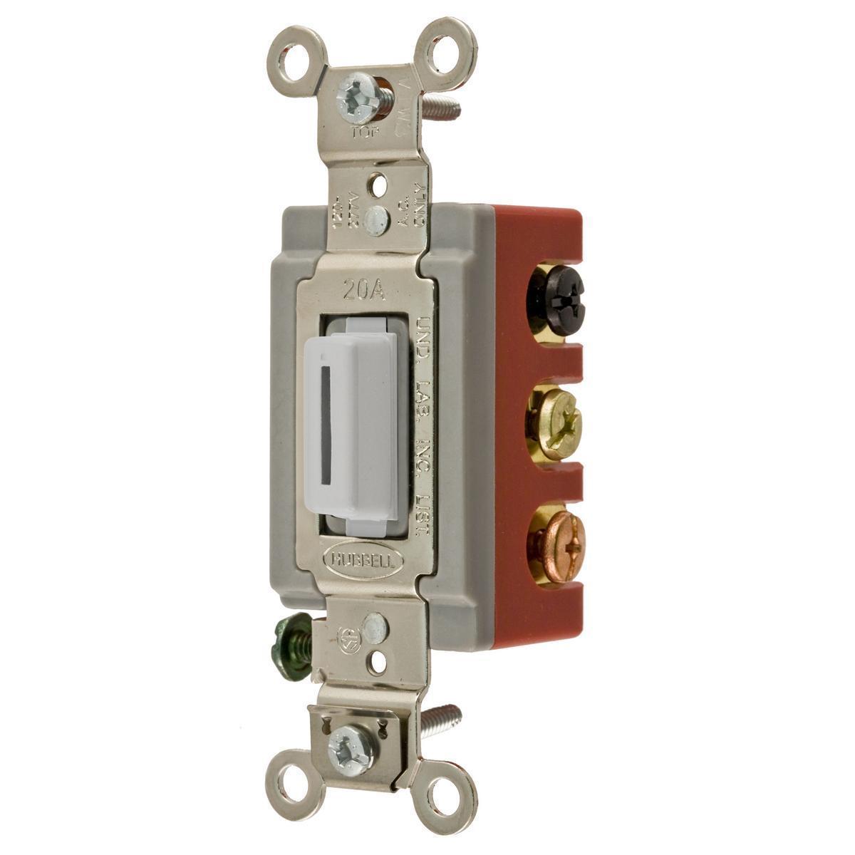 Hubbell Wiring Device-Kellems HBL1386LW Locking Switches