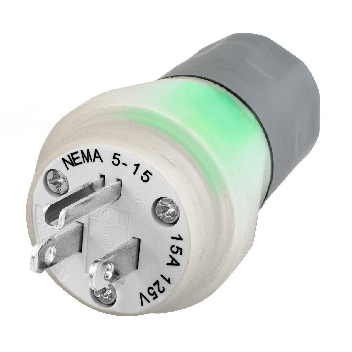 Hubbell Wiring Device-Kellems HBL14W47AWC Straight Blade Plugs