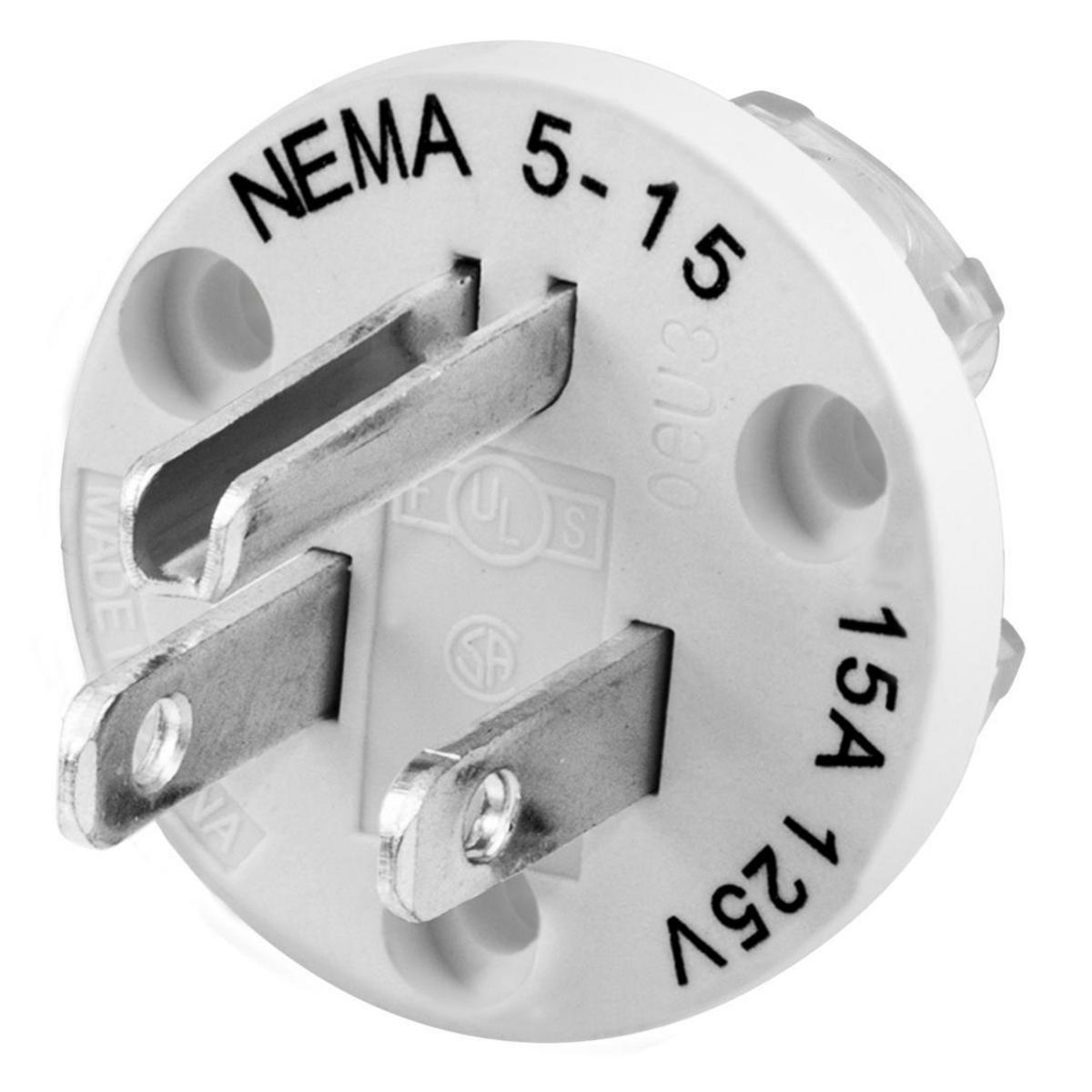 Hubbell Wiring Device-Kellems HBL14W47IN Straight Blade Plugs