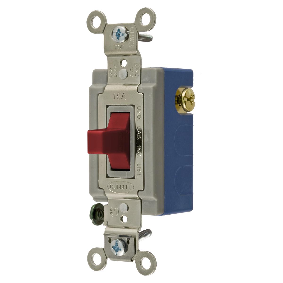 Hubbell Wiring Device-Kellems HBL1556R Toggle Switches