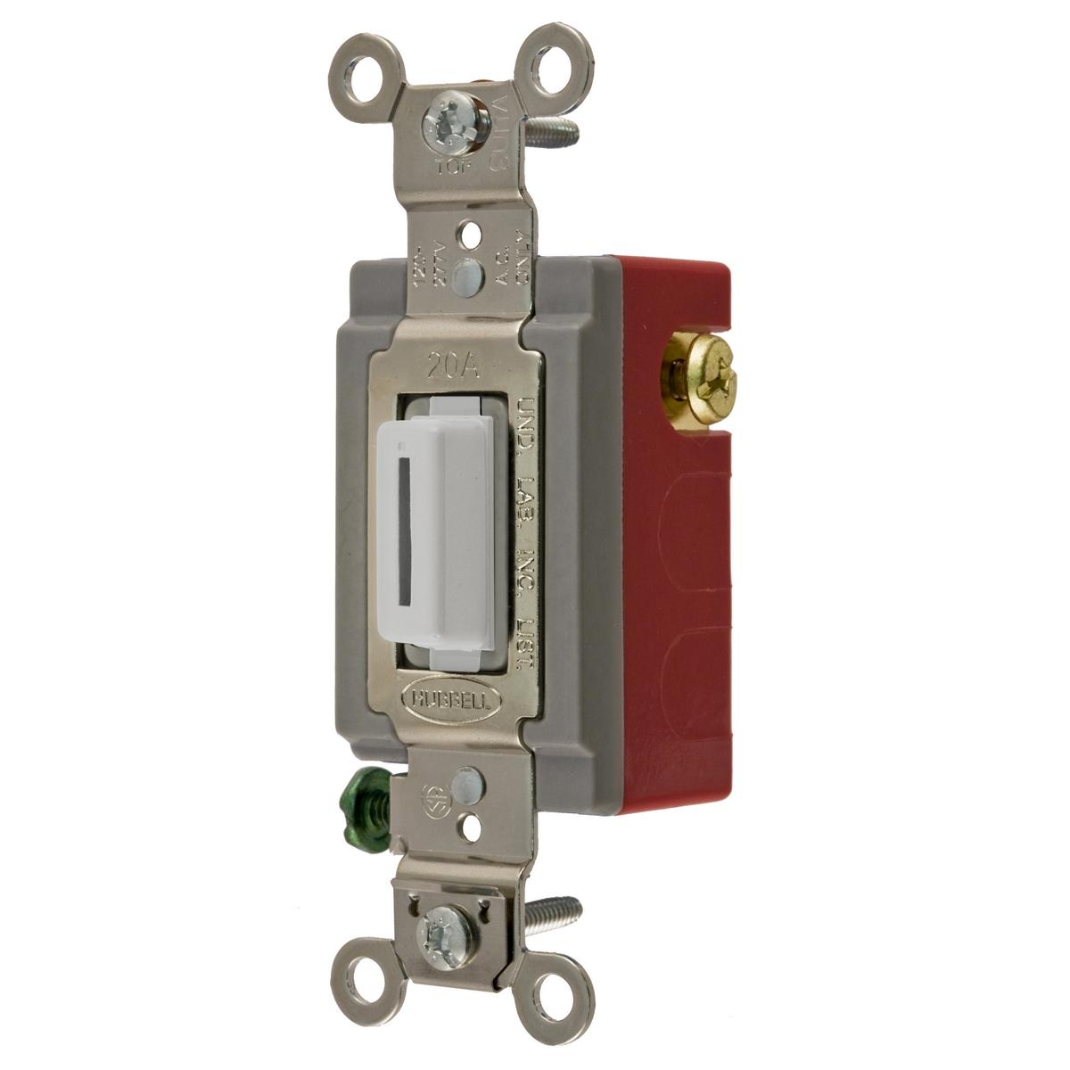 Hubbell Wiring Device-Kellems HBL1557LW Keylock Switches