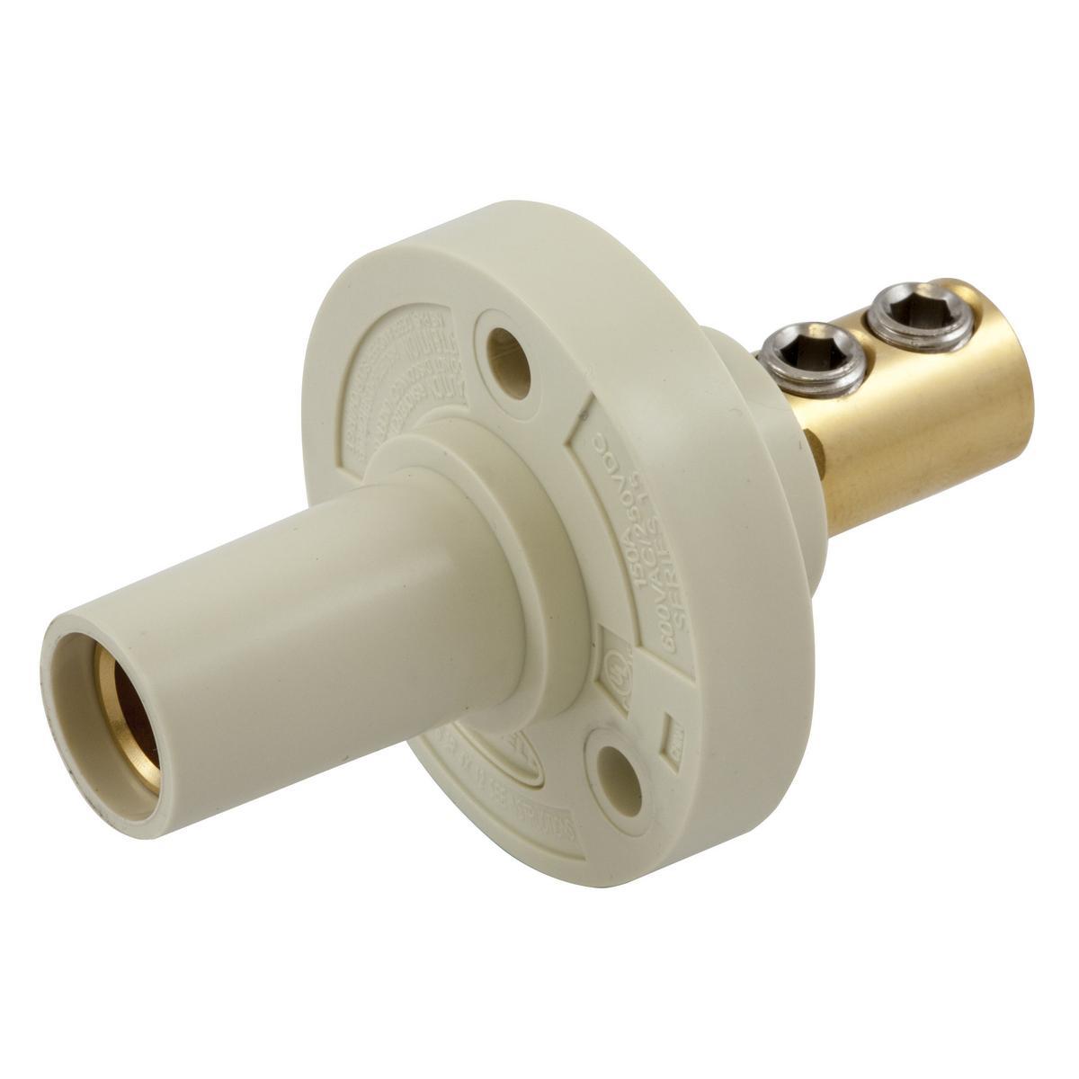 Hubbell Wiring Device-Kellems HBL15FRW Single Pole Receptacles