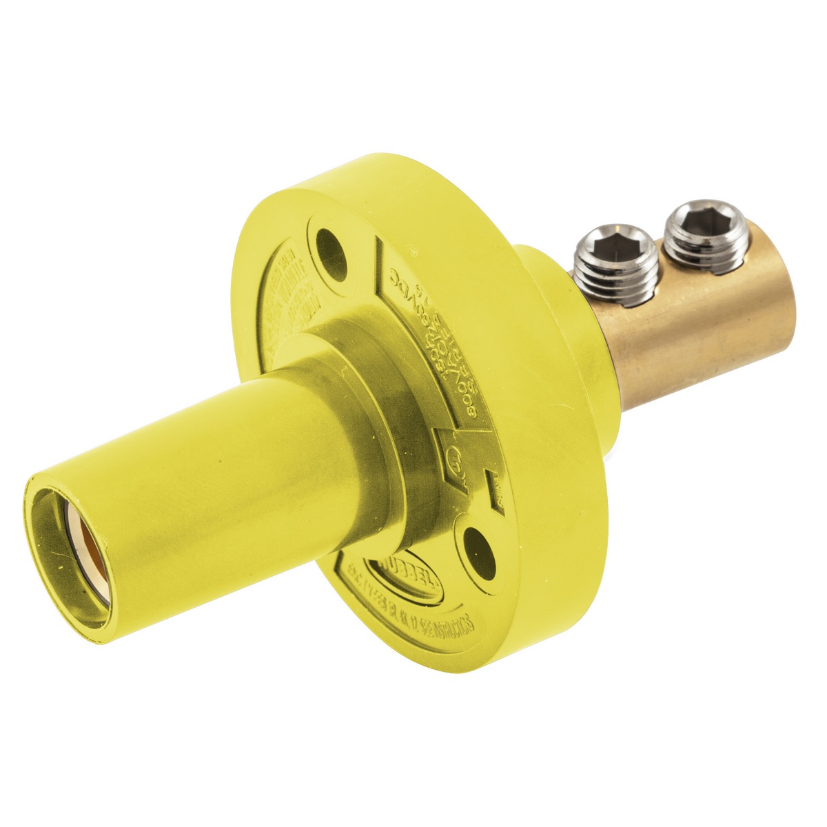 Hubbell Wiring Device-Kellems HBL15FRY Single Pole Receptacles