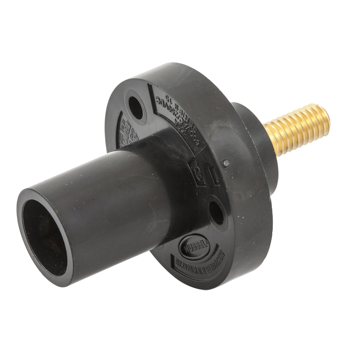 Hubbell Wiring Device-Kellems HBL15MRSBK Single Pole Receptacles