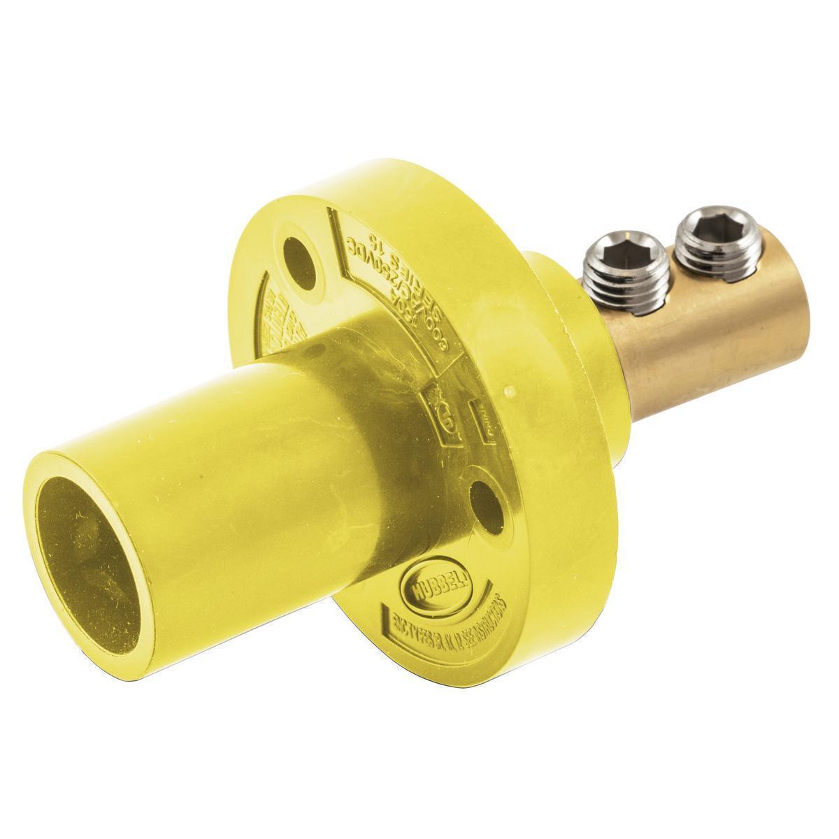 Hubbell Wiring Device-Kellems HBL15MRY Single Pole Receptacles